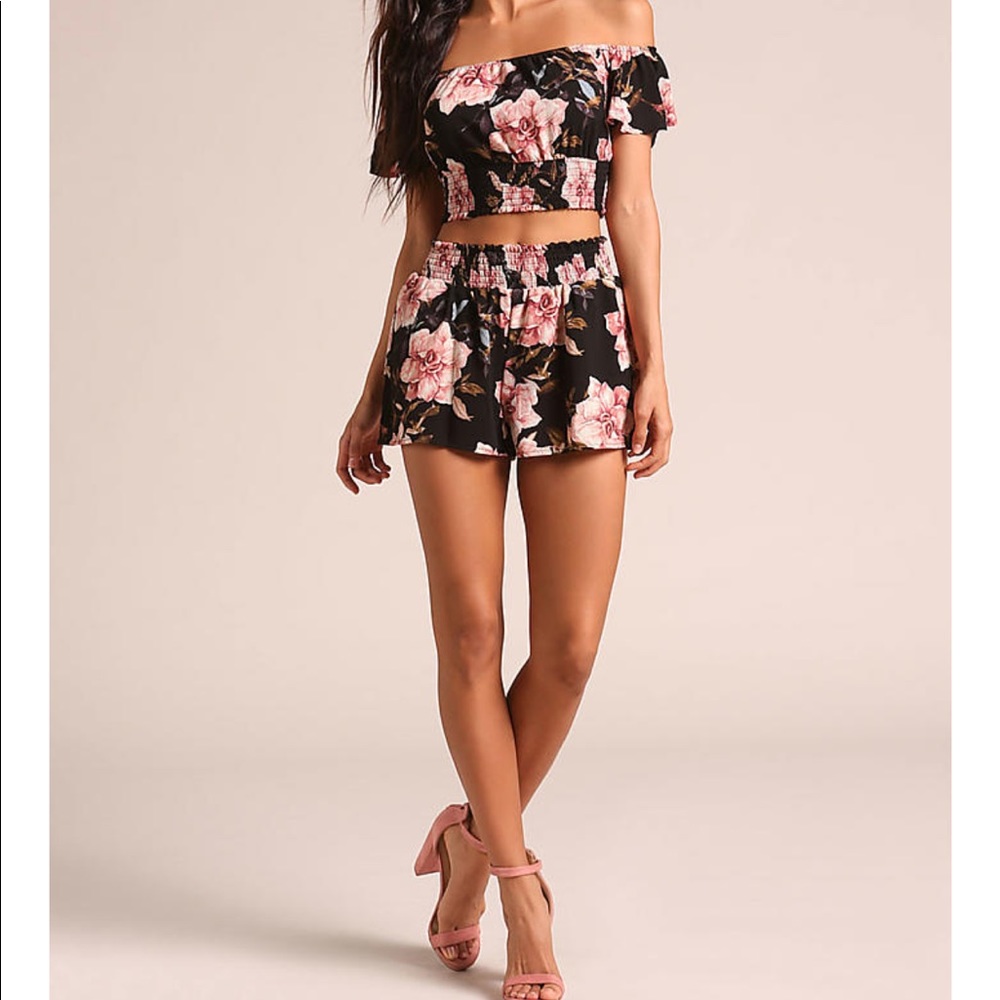 Love Culture Rose Print Shorts!
